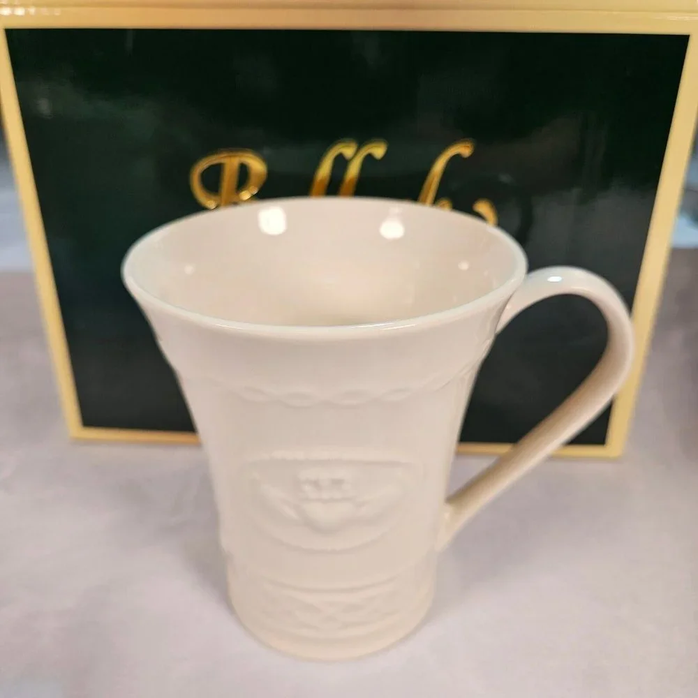 Lot of 4 Belleek Ireland Porcelain Coffee/Tea Mugs - NIB - GIFTABLE